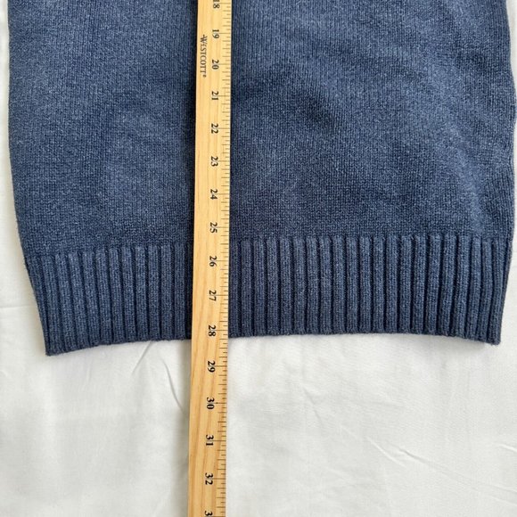 Distillery Apparel Navy Blue Mens Size Medium Sweater Knit Pull Over - Picture 11 of 15